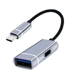 Alternative view of Intelligent 2-in-1 Docking Station Hub for Fast Data Transfer and Device Charging.