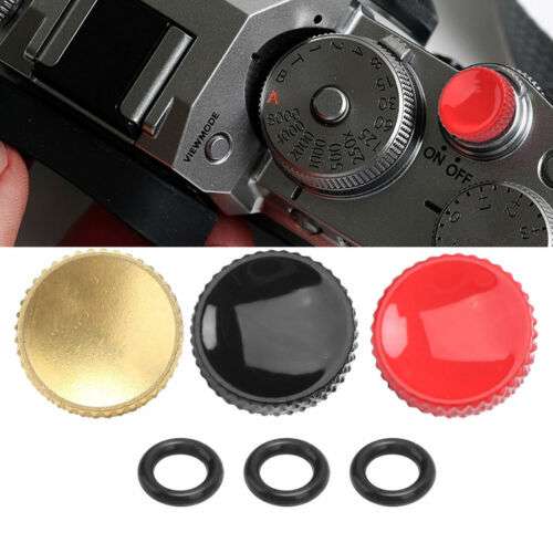 Professional Copper Shutter Release Button with Ring for Fujifilm, Leica, Nikon, Olympus Cameras