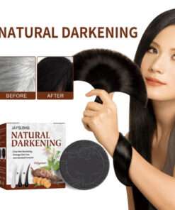 Alternative view of Natural Polygonum Hair Darkening Shampoo Bar: Cover Gray Hair Naturally