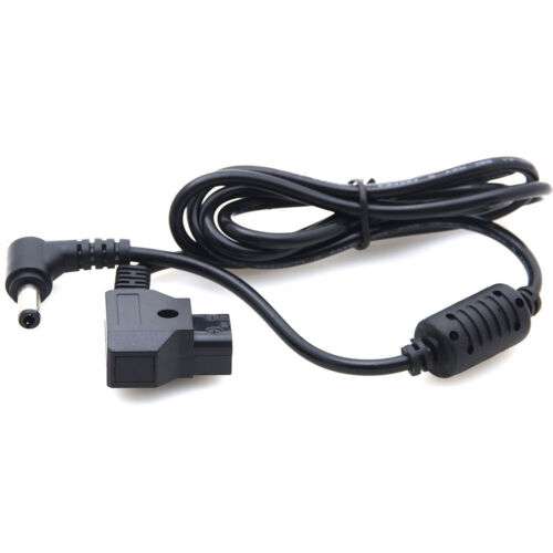 Right Angle D-Tap Male to Coiled Power Cable for DSLR, BMCC, and V-Mount Batteries