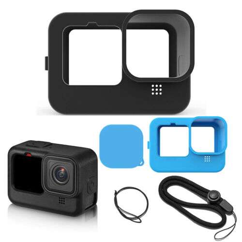 GoPro Hero 9 Silicone Case with Camera Mount for Protection and Stability
