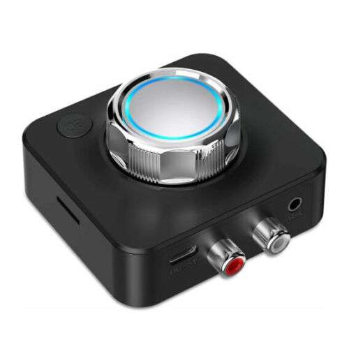 Wireless 5.0 Audio Adapter: NFC & 3.5mm AUX to 2RCA for Home Stereo Systems