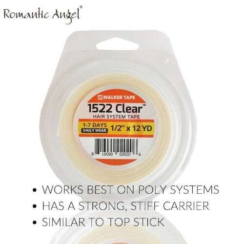 Invisible Tape Replacement for Hair, Skin & Toupees: 3 & 12 Yard Rolls