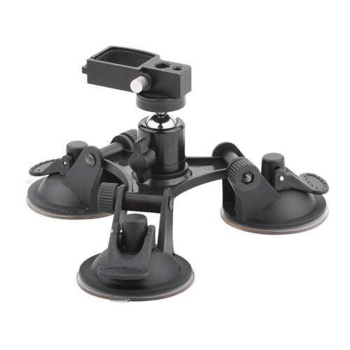Triple Window Suction Cup Base Holder for Secure 360° Viewing