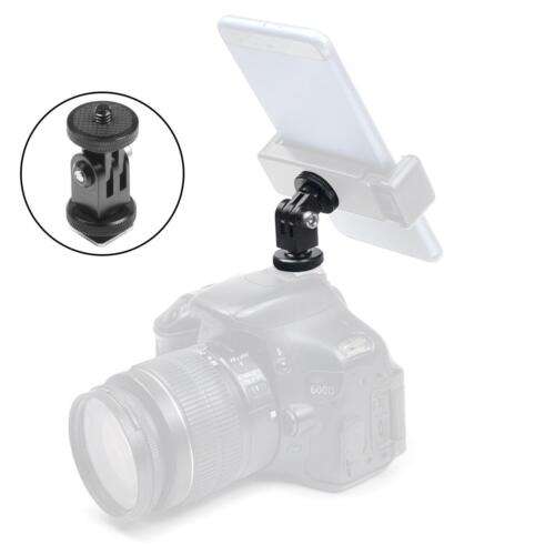 360° Rotating Panoramic Ball Head for DSLR & Mirrorless Cameras - Up to 17.6lbs, Perfect for Monopods, Sliders & More