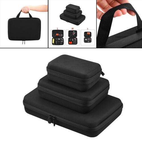 Black Electronic Carrying Case for 9/10 Power Banks - Securely Store and Organize Your Power Accessories