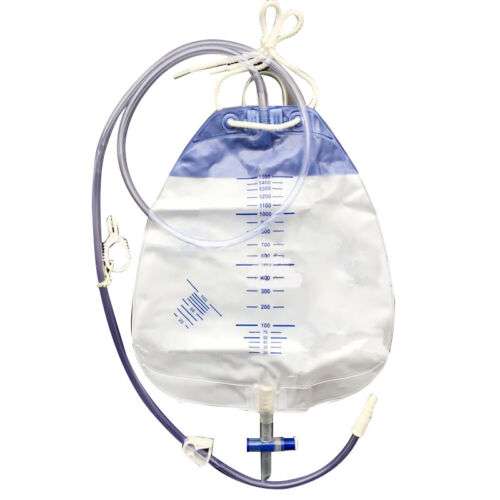 5Pcs 1500ml Disposable Urine Collection Bags for Catheter Drainage