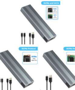 Dual Protocol M.2 NVMe SATA SSD Case for 2230/2242/2260/2280 SSDs: Upgrade Your Laptop or PC Storage