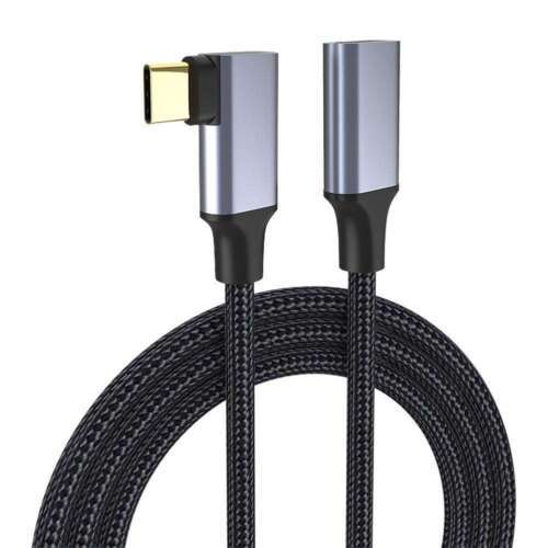100W Fast Charging USB-C Extension Cable for Laptops, Tablets & Phones