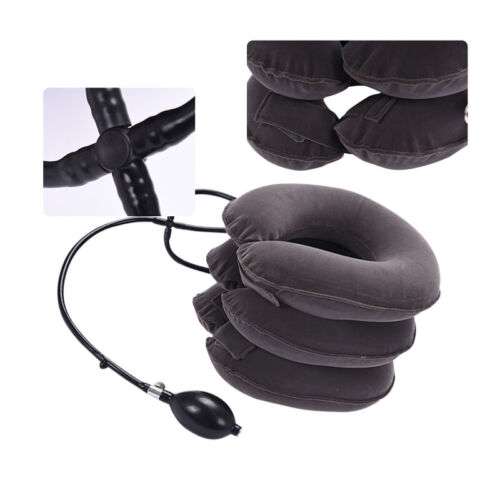 Cervical Neck Traction Pillow: Inflatable Tube for Pain Relief and Alignment