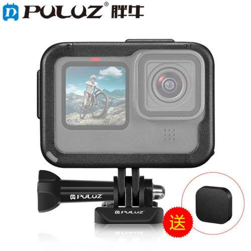 GoPro HERO10/9 Black Chargeable Frame Mount: Protective Cage Case for Action Cameras