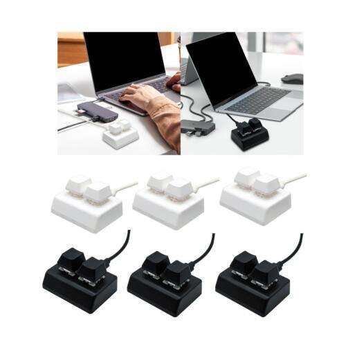 2-Key Type-C Mechanical Gaming Keyboard for Audio, Gaming, and Programming