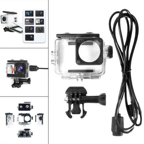 Action Video Camera Waterproof Housing Case & Protective Bracket Accessories for Underwater Adventures