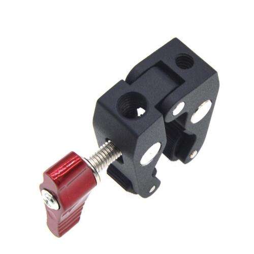 Versatile Camera Clamp Mount for Tripod, Flash Bracket, and Stands with 1/4" & 3/8" Threads
