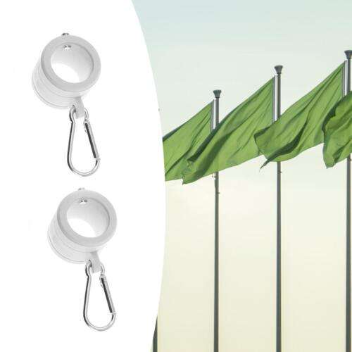 Heavy Duty Nylon Flagpole Mounting Rings for 1.02-1'' Flag Poles - Secure & Swivel for Easy Flag Changes
