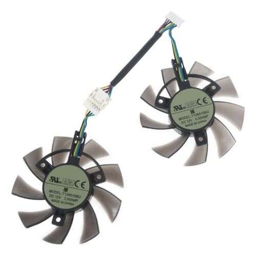75MM 6-Pin Cooling Fan for ASUS TUF Gaming GTX 1660 Ti OC Graphics Card