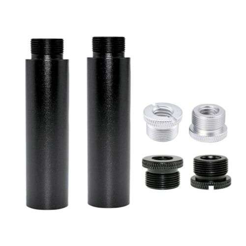 Universal Microphone Stand Extension Tube for Desktop Recording and Broadcasting
