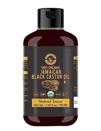 The Wonder of World Organic Jamaican Black Castor Oil (100ml) for Nourishing Skin & Hair Growth