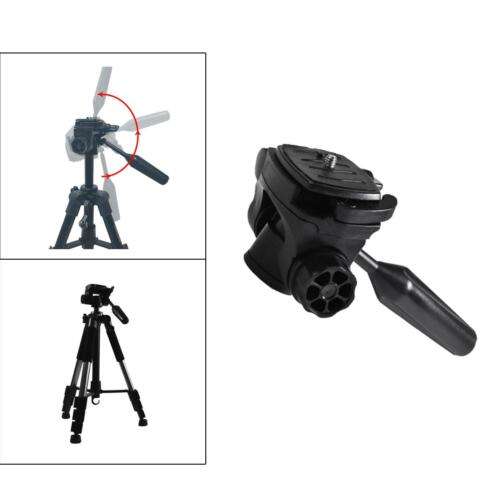 Compact Panoramic Tripod Head with 3/8" & 1/4" Threads for Smooth Panoramic Photography