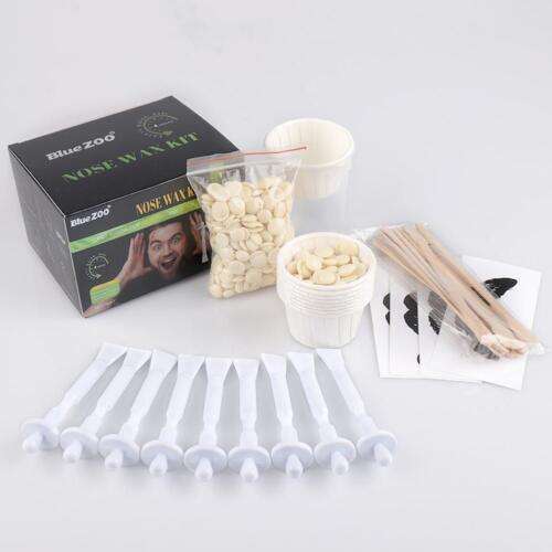 Painless Nose Hair Removal Wax Kit for Men and Women - Portable and Easy to Use
