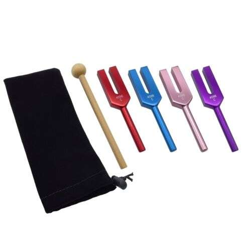 4096 Hz Tuning Fork with Hammer for Healing & Medical Use
