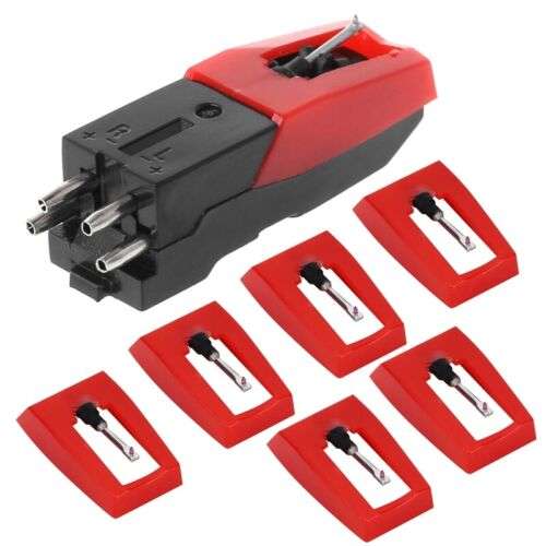 7-Pack Replacement Stylus Needles for Turntable Record Players