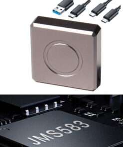 SuperSpeed NVMe SSD Enclosure for 2230 M Key Drives - 1000MB/s Data Transfer
