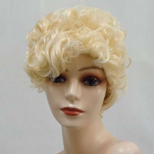 Glamorous Platinum Blonde Afro Curly Wig for Women's Parties and Special Occasions