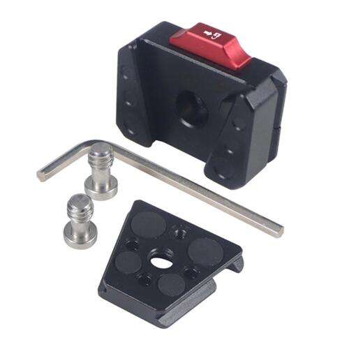 Portable Quick Release Clamp Plate for Stabilizing DSLR Tripods and Monopods