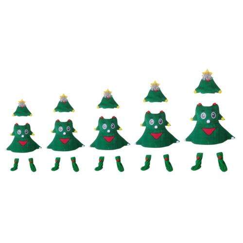 Adorable Kids Christmas Tree Costume Dress Up Set for Birthday Festivals
