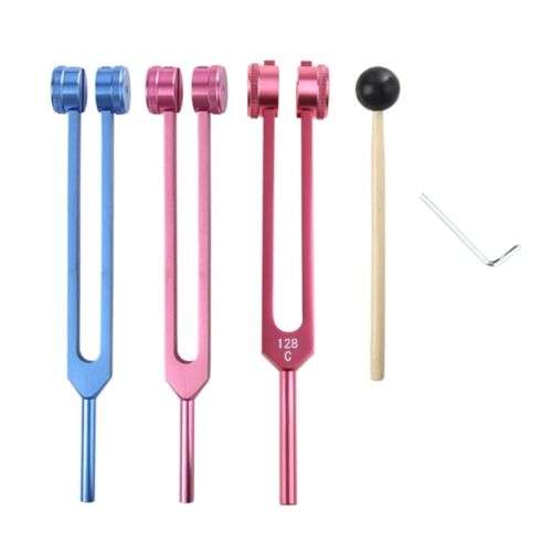 128Hz Tuning Fork for DNA Healing & Sound Therapy - Stainless Steel
