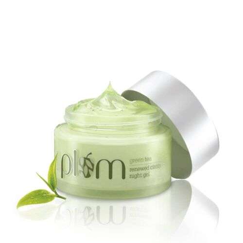Plum Green Tea Renewed Clarity Night Gel: Revitalize & Brighten Skin for All Skin Types, 50 ml