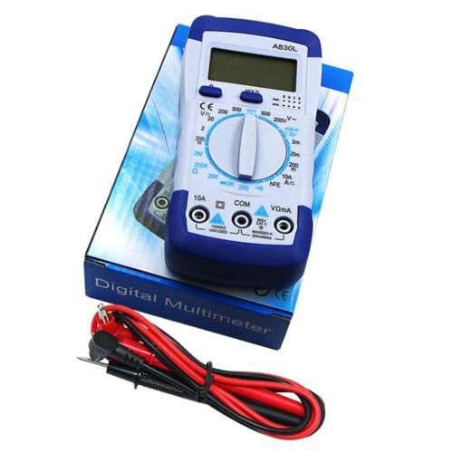 LCD Digital DC/Voltage/Frequency/Current Meter for Electrical Testing and Measurement