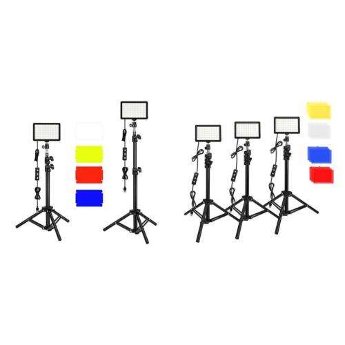 Professional Photography LED Video Light with Adjustable Tripod for Makeup and Video Recording