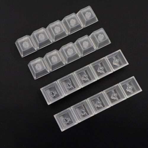 DIY Gaming Keyboard Cherry Transparent Layer ABS Matte Backlit Keycaps for Customization and Enhanced Typing Experience