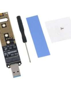High-Speed NVMe SSD to USB 3.1 Adapter Card for External Storage and Data Transfer
