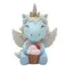 Enchanting Blue Resin Unicorn Statue for Home or Garden Decor
