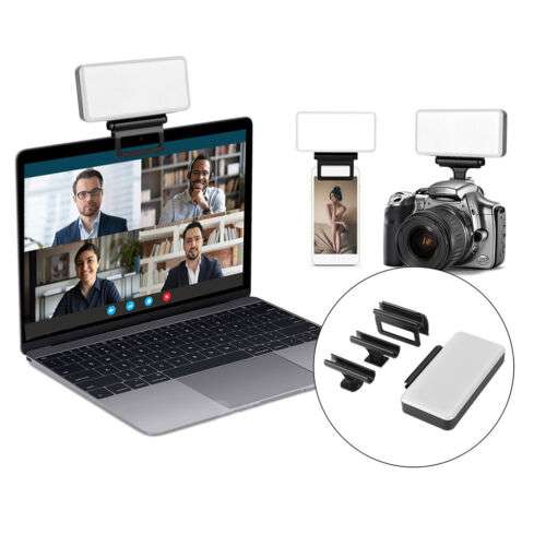Professional LED Video Camera Fill Light: Dimmable 2700K-6000K Portable for Studio and On-the-Go Filming