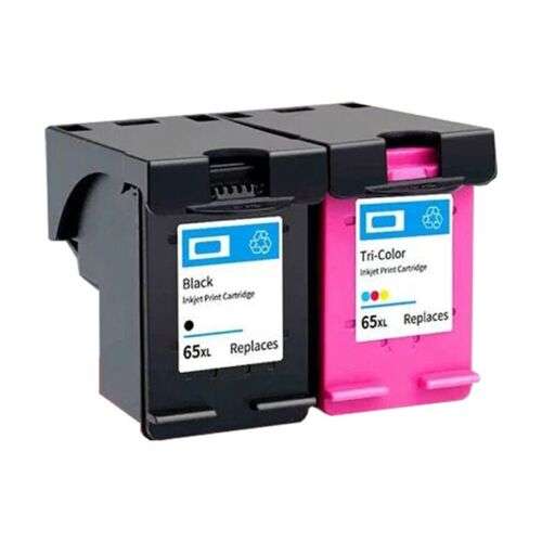 High-Yield HP65XL Ink Cartridges Replacement for HP Envy 5010, 5020, 5030 Printers