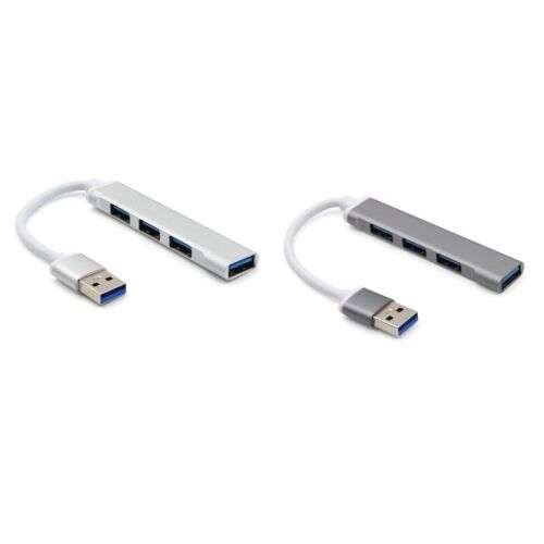 4-Port USB Hub 2.0 Splitter for Laptop, Keyboard, Mouse, and More Devices