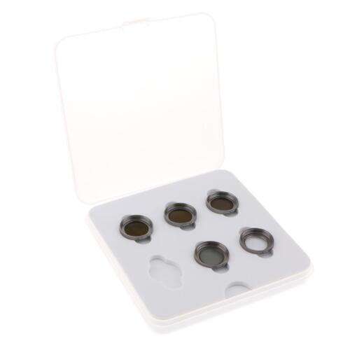 Professional Camera Lens Filter Set for Photography - ND4, ND8, ND16, CPL, 5-Piece Kit