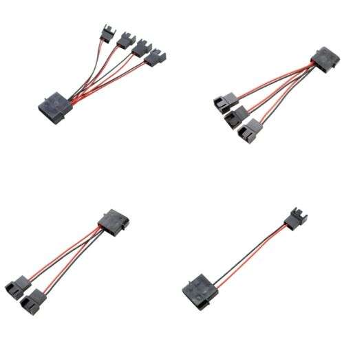 IDE 4Pin Male Molex to Small 4Pin Female Y Splitter Adapter for Floppy Drive Connections