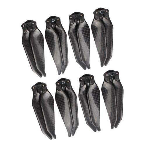 4 Pairs Foldable Carbon Fiber Propellers for Quiet, Quick-Release Drone Flights