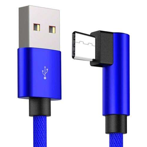 Sync and Charge Your Devices with this Blue Cable