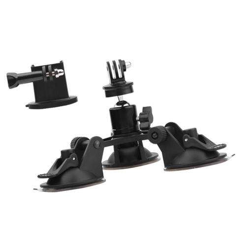 Ultimate Car Phone Mount: Triple Suction Cup with 360° Tripod Ball Head for Secure Viewing