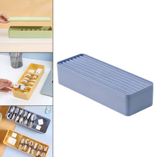 Blue Cable Organizer Box: Keep Your Wires Tidy and Protected