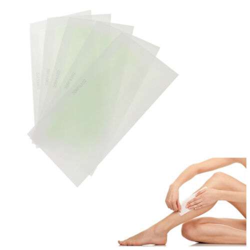 Painless Hair Removal: 10 Pack Cold Strip Wax Papers for Smooth Skin