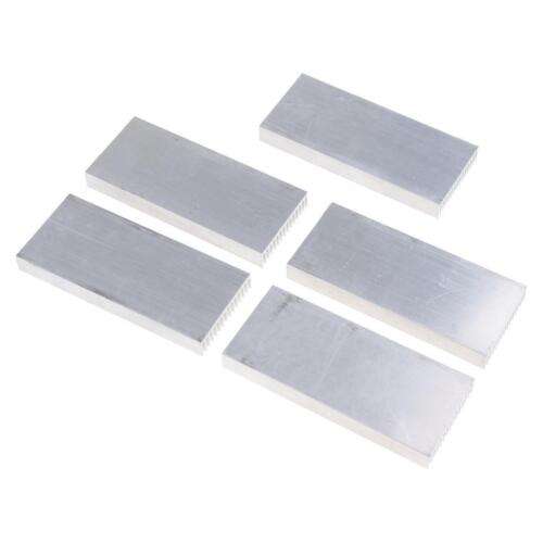 5-Piece Aluminum Heat Sink for PC CPU, SMD LED, and More - 100mm x 43mm x 11mm