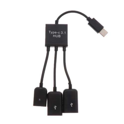 Micro USB OTG Cable with USB Power for Android Device Charging and Data Transfer