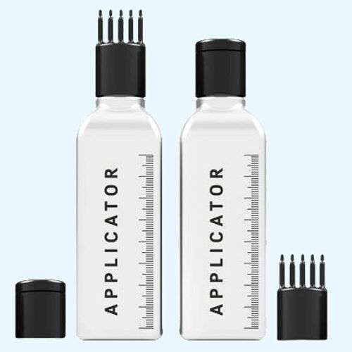 Vreeny Hair Root Applicator Bottles with Comb Caps for Easy Oil Application, Set of 2